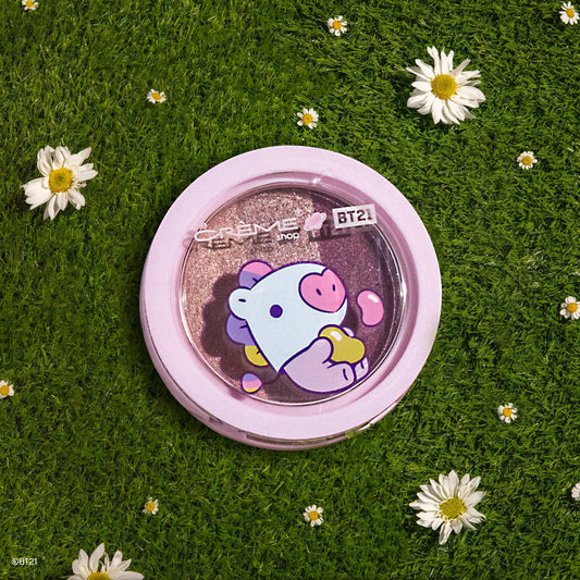 The Crème Shop BT21 Baby MANG Ultra-Pigmented Eyeshadow Trio - Grape Jelly Bean