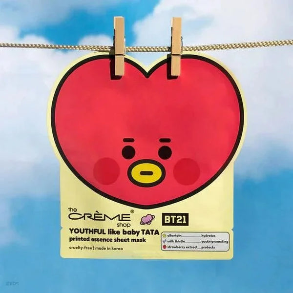 THE CREME SHOP BT21 BABY: Complete Printed Essence Sheet Mask