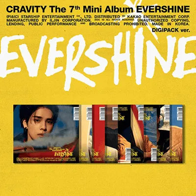 CRAVITY - 7TH MINI ALBUM EVERSHINE (DIGIPACK VER.)