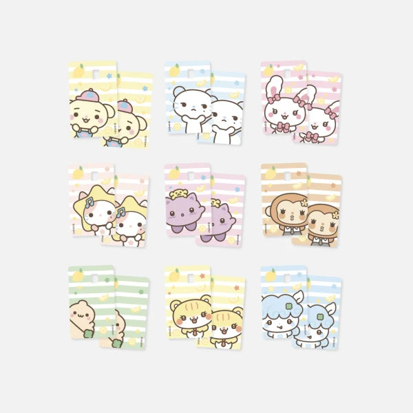 [PRE-ORDER] Hearts2Hearts - Card Cover Sticker Set [2nd Mini Album 'Lemon Tang' Official MD]