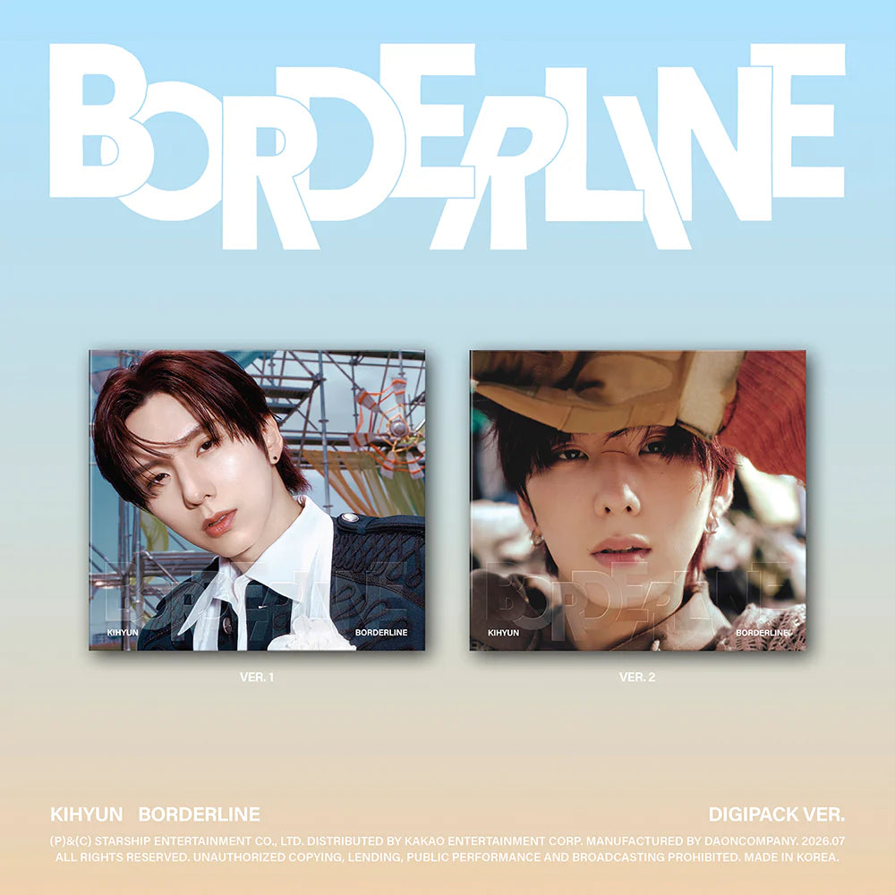 [PRE-ORDER] KIHYUN - BORDERLINE [1st EP Album - Digipack Ver.]