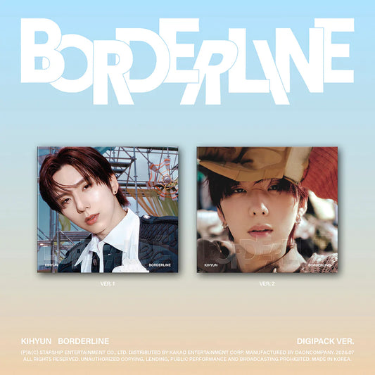[PRE-ORDER] KIHYUN - BORDERLINE [1st EP Album - Digipack Ver.]