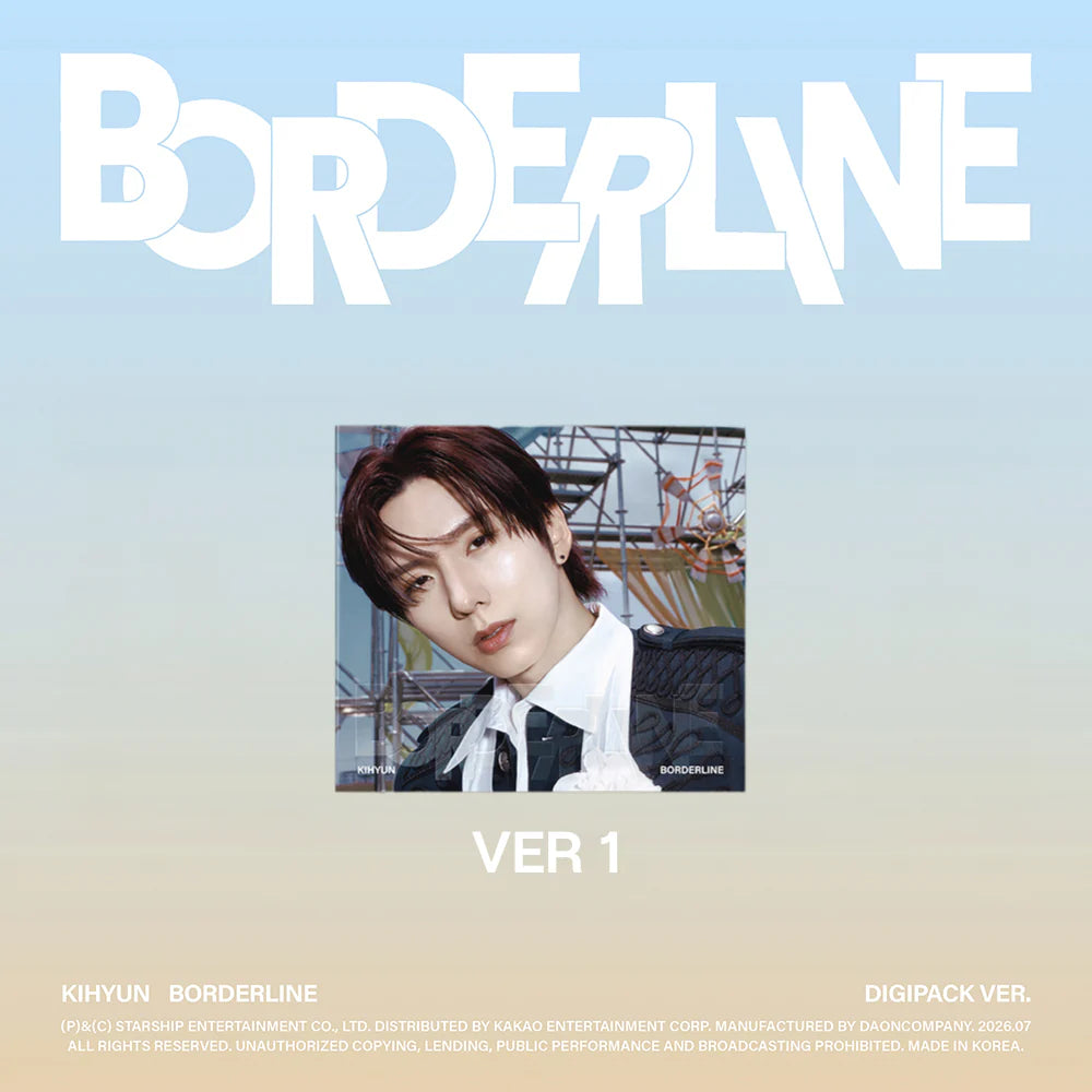 [PRE-ORDER] KIHYUN - BORDERLINE [1st EP Album - Digipack Ver.]