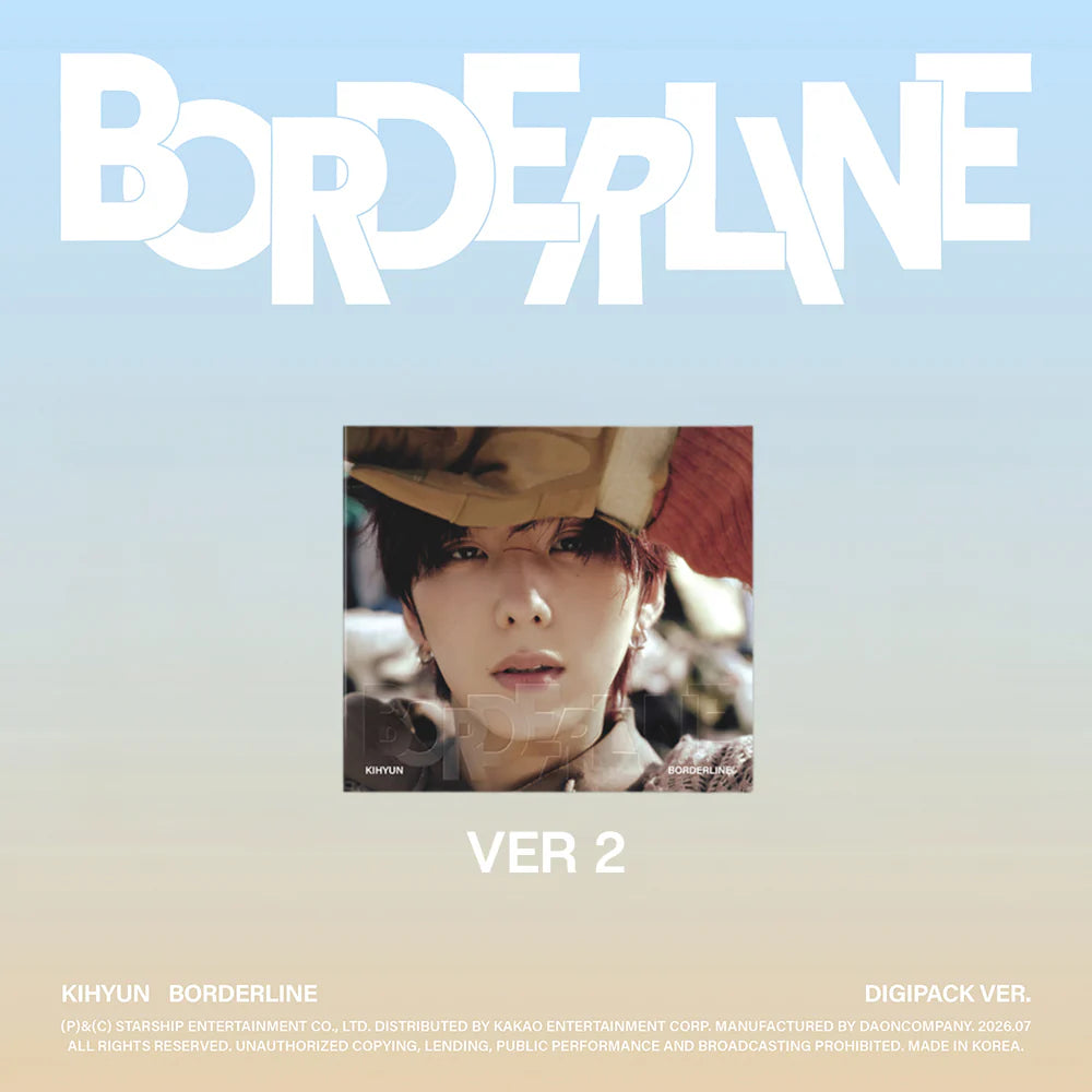 [PRE-ORDER] KIHYUN - BORDERLINE [1st EP Album - Digipack Ver.]