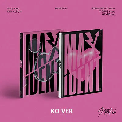 Stray Kids (스트레이 키즈) Mini Album [MAXIDENT] (T-CRUSH ver, HEART ver)