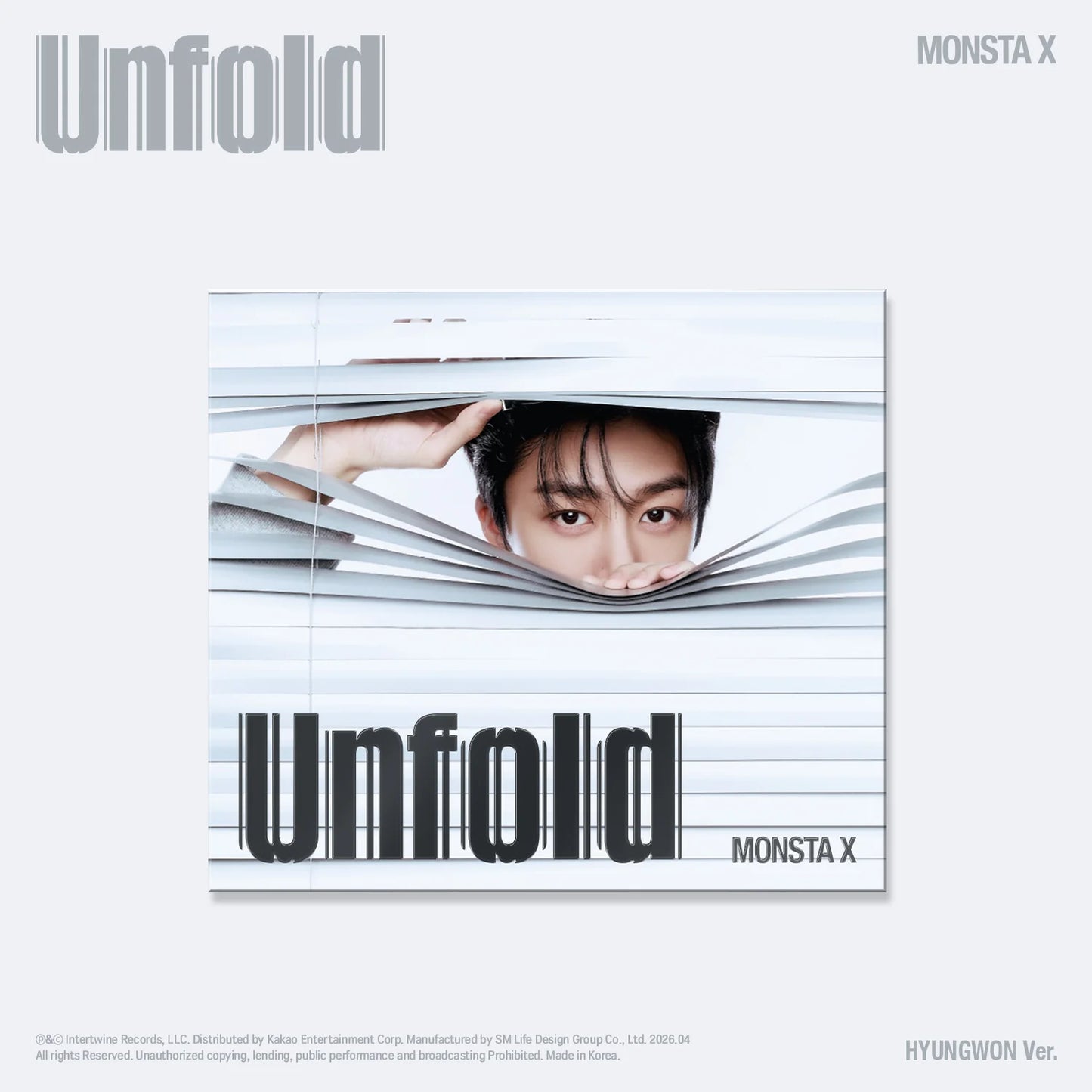 MONSTA X - Unfold [3rd English Album - Digipack Ver.]