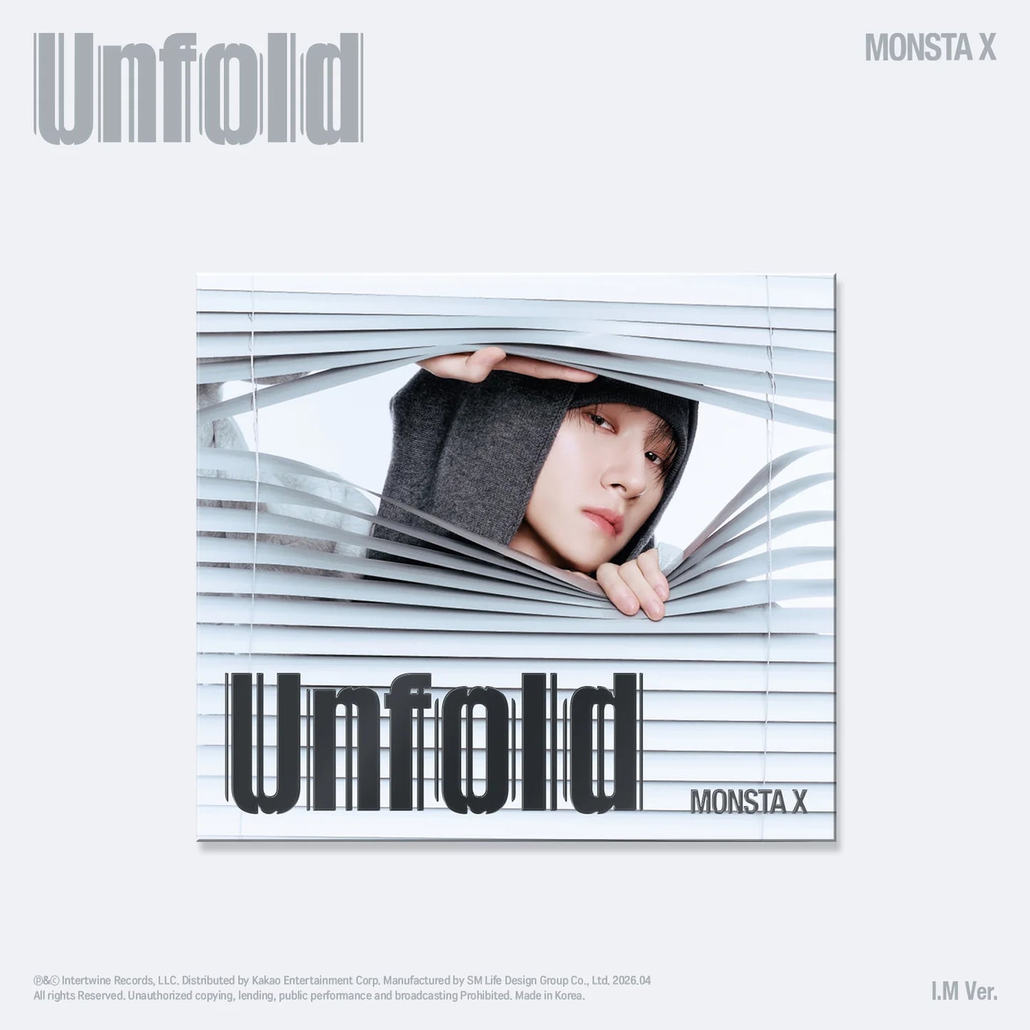 MONSTA X - Unfold [3rd English Album - Digipack Ver.]