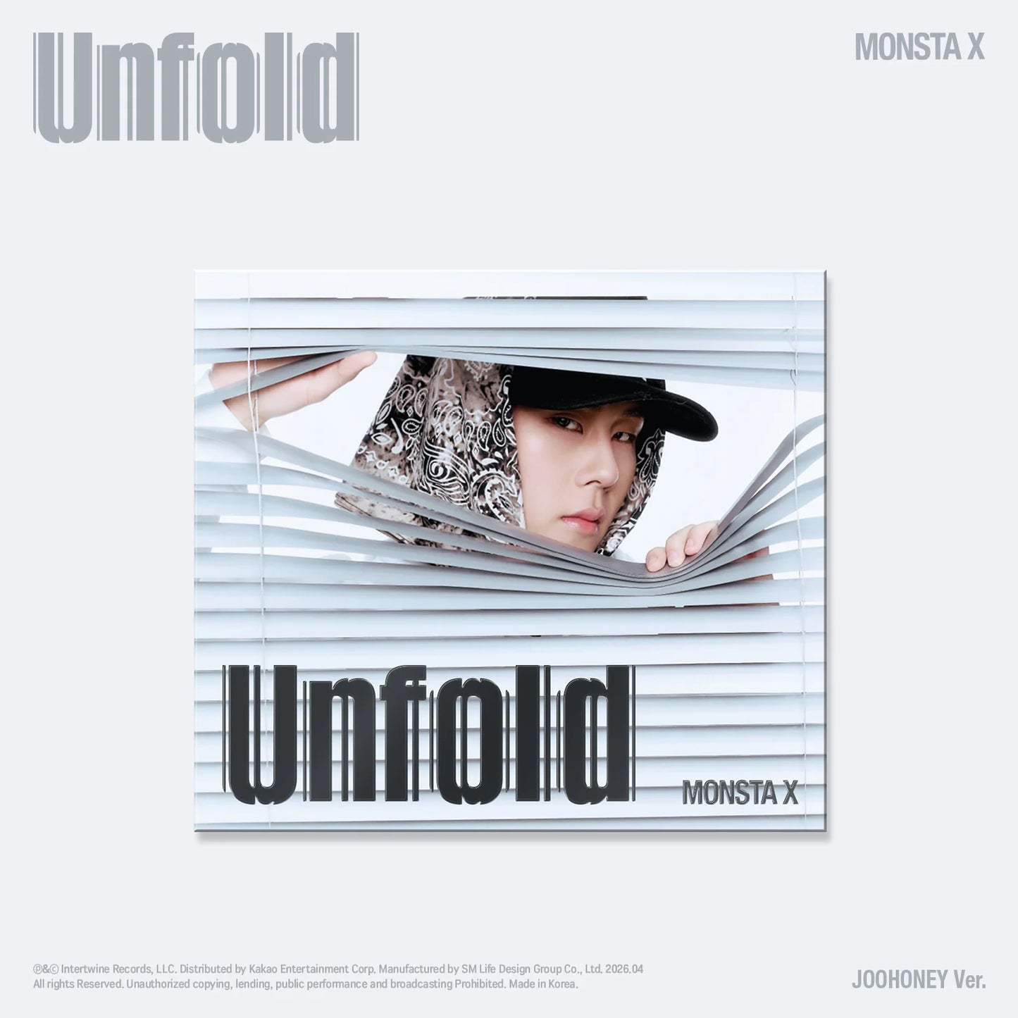MONSTA X - Unfold [3rd English Album - Digipack Ver.]
