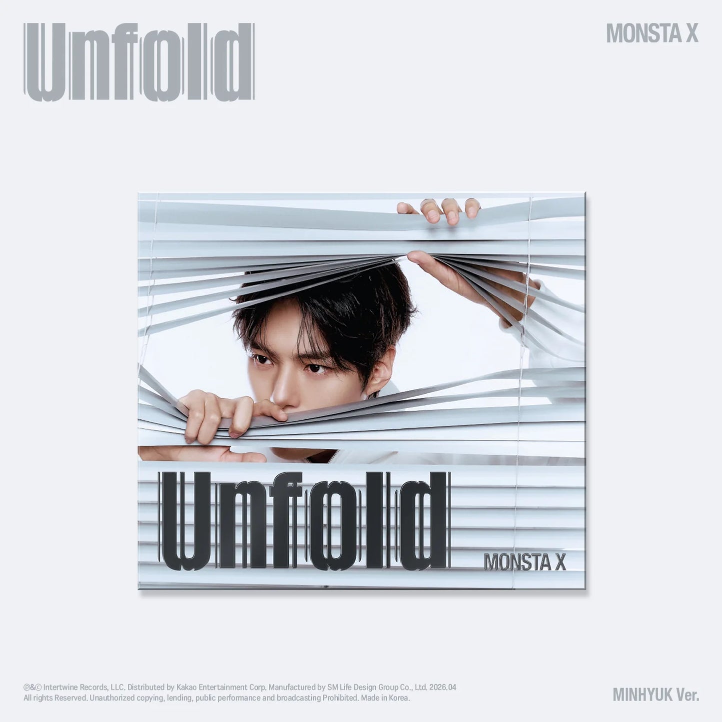MONSTA X - Unfold [3rd English Album - Digipack Ver.]