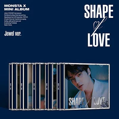 MONSTA X - 11TH MINI ALBUM: SHAPE OF LOVE (JEWEL CASE VER)