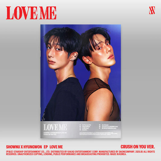 SHOWNU X HYUNGWON - LOVE ME [EP Album ]