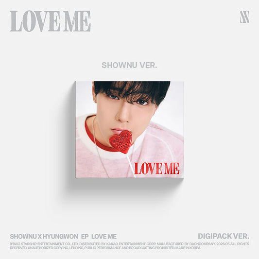 SHOWNU X HYUNGWON - LOVE ME [EP Album - Digipack Ver.]