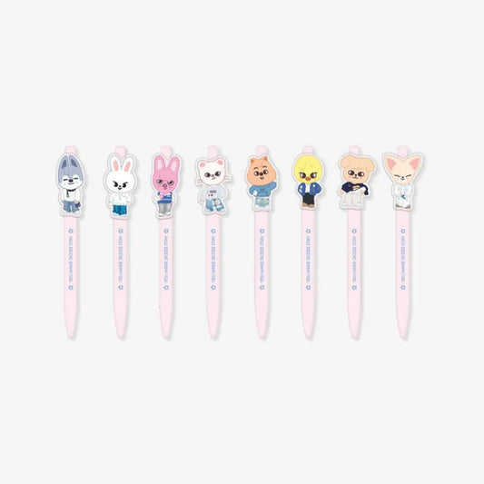 [PRE-ORDER] Stray Kids 6th Fanmeeting - SKZOO Gel Pen ['STAY in Our Little House' Official MD]