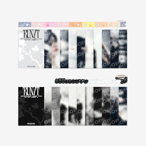 STRAY KIDS - [POSTCARD BOOK & ROLL STICKER SET] RUN IT OFFICIAL MD + POBs