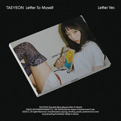 GIRLS GENERATION TAEYEON (태연) - 6TH MINI ALBUM LETTER TO MYSELF (LETTER VER.)