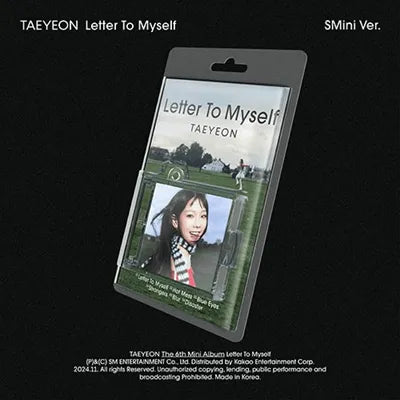 GIRLS GENERATION TAEYEON (태연) - 6TH MINI ALBUM LETTER TO MYSELF (SMINI VER.)