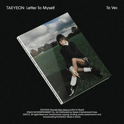 GIRLS GENERATION TAEYEON (태연) - 6TH MINI ALBUM LETTER TO MYSELF (TO VER.)