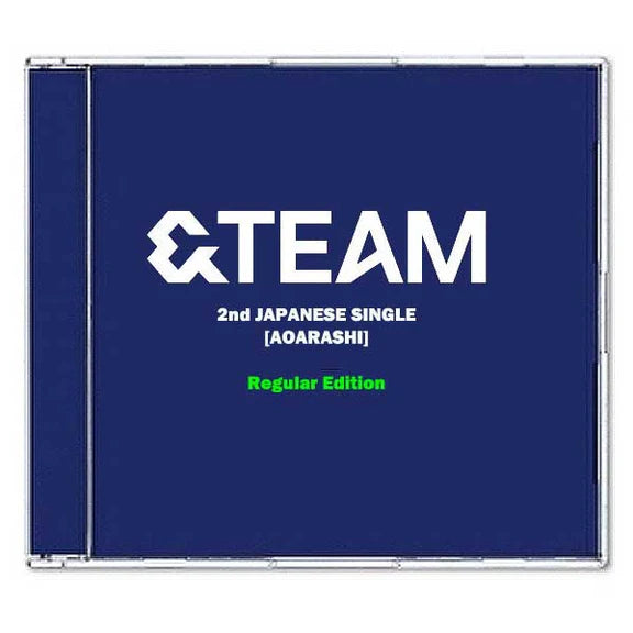 &TEAM - 2ND JAPANESE SINGLE [AOARASHI] REGULAR EDITION