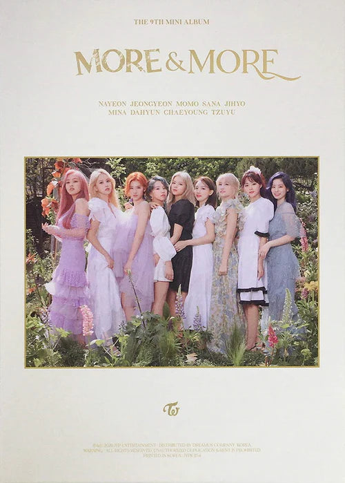 TWICE - 9TH MINI ALBUM - [MORE & MORE]