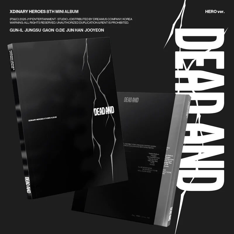 Xdinary Heroes - DEAD AND [8th Mini Album - Photobook Ver.]