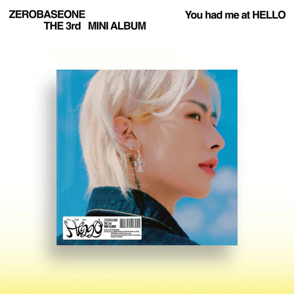 ZEROBASEONE- 3RD MINI ALBUM [You had me at HELLO] (Digipack ver.)