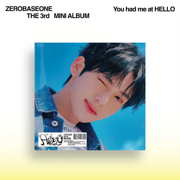 ZEROBASEONE- 3RD MINI ALBUM [You had me at HELLO] (Digipack ver.)