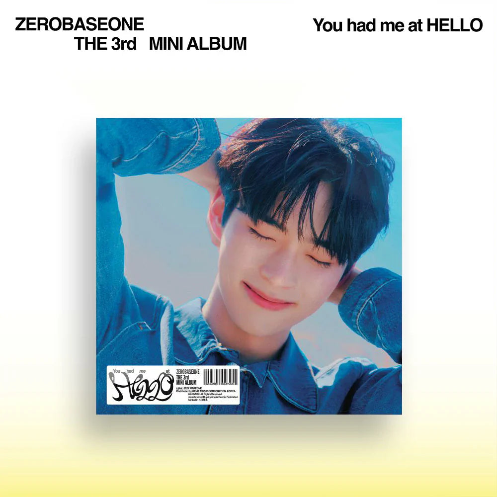 ZEROBASEONE- 3RD MINI ALBUM [You had me at HELLO] (Digipack ver.)