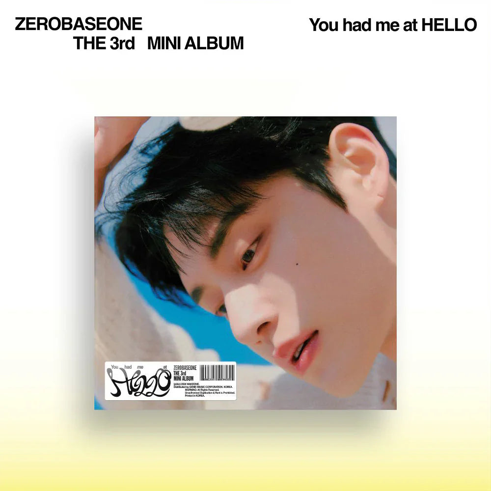 ZEROBASEONE- 3RD MINI ALBUM [You had me at HELLO] (Digipack ver.)