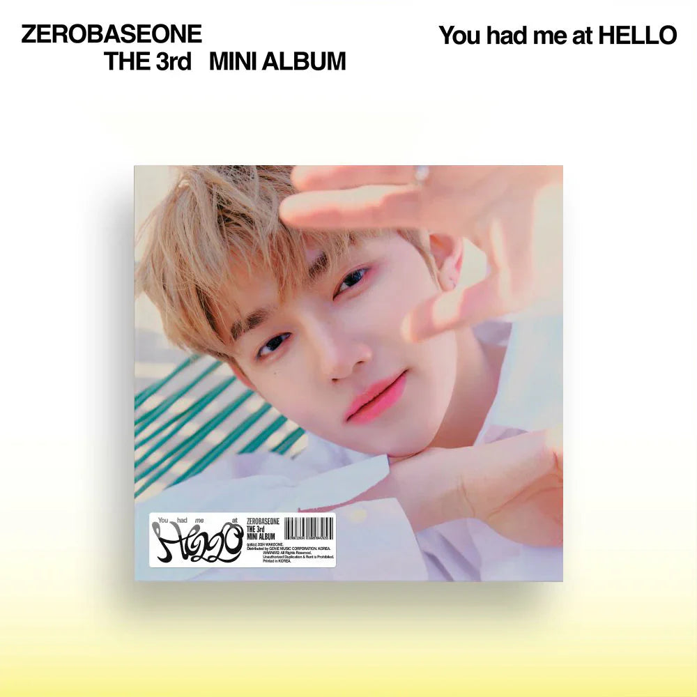 ZEROBASEONE- 3RD MINI ALBUM [You had me at HELLO] (Digipack ver.)