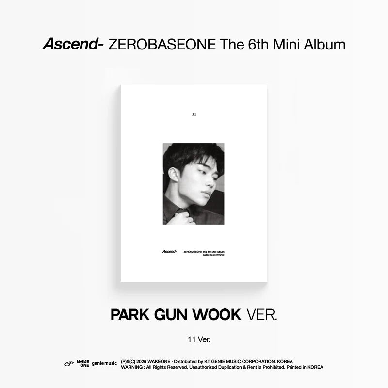 ZEROBASEONE - Ascend- [6th Mini Album - 11 Ver.]