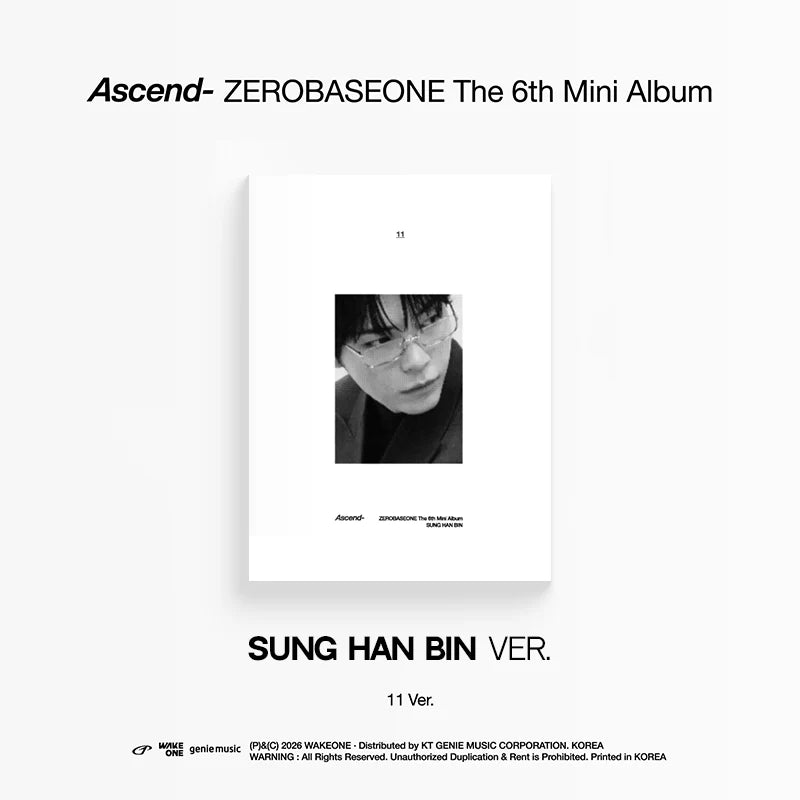 ZEROBASEONE - Ascend- [6th Mini Album - 11 Ver.]