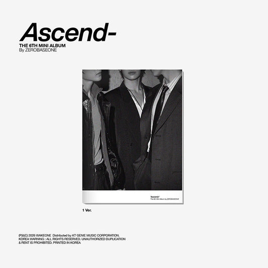 ZEROBASEONE - Ascend- [6th Mini Album - Photobook Ver.]