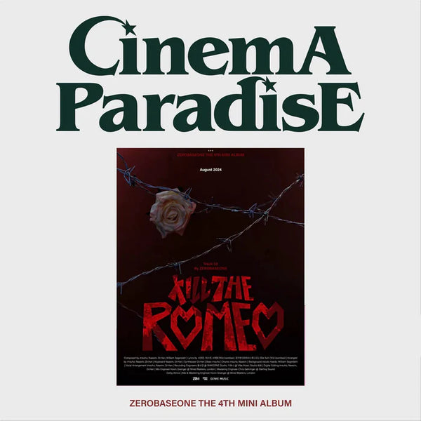 ZEROBASEONE - 4TH MINI ALBUM CINEMA PARADISE (ZEROSE VER.)