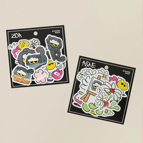 G-DRAGON [ZO&FRIENDS] - Sticker Pack [LUCKY SHOP POP-UP]
